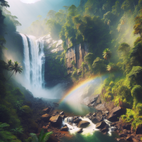 kerala waterfall