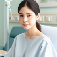 Make her wear a patients clothes in the hospotal