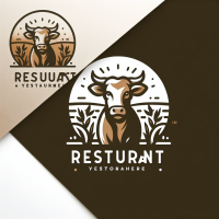 i want a logo for my reastrunt i want acow 
